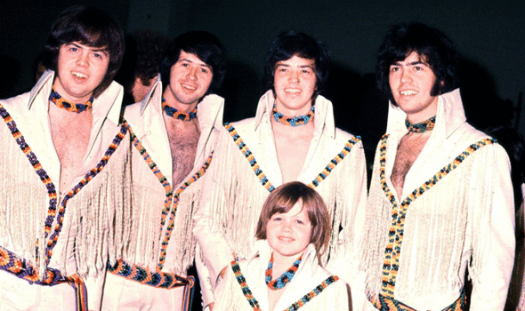 The Osmonds group picture.